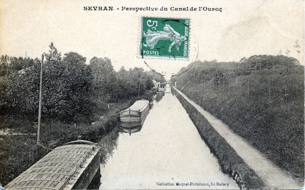 SEVRAN - Perspective du Canal de l'Ourcq